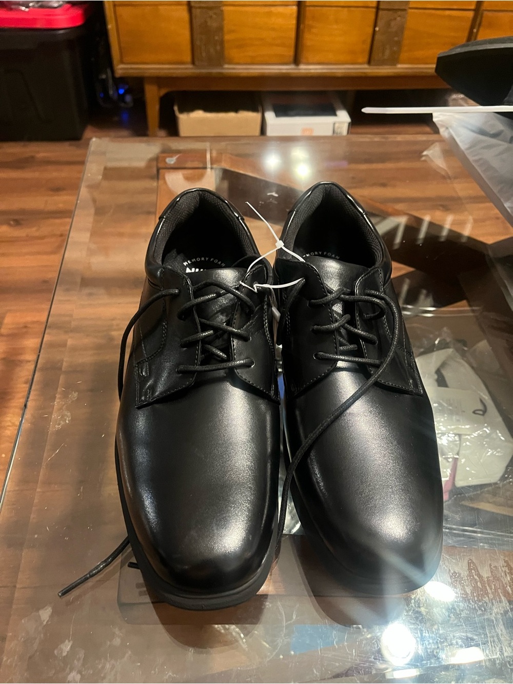 Nunn BushMen's Black Lace-Up Derby Dress Shoes - Classic Work & Formal